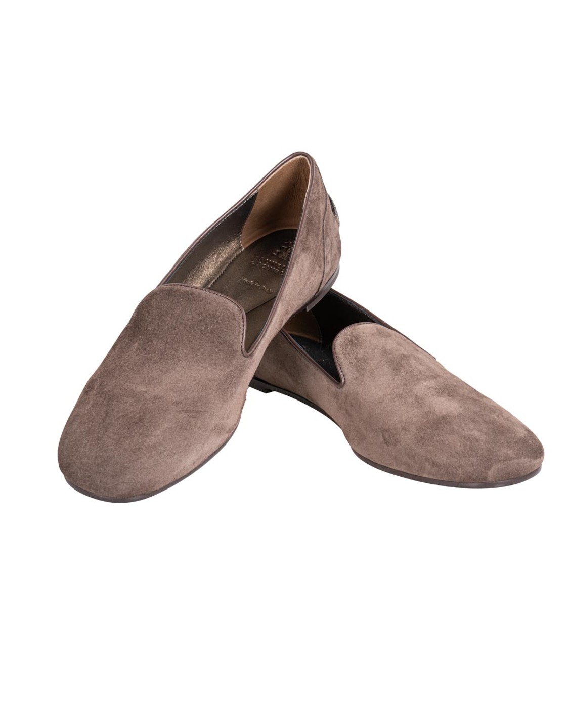 shop BRUNELLO CUCINELLI  Scarpe: Brunello Cucinelli mocassini in suede.
Profili in pelle.
Dettaglio Monile sulla parte posteriore.
Intersuola in pelle.
Composizione: 100% VERA PELLE.
Made in Italy.. MZSFC3081-C7284 number 8415757